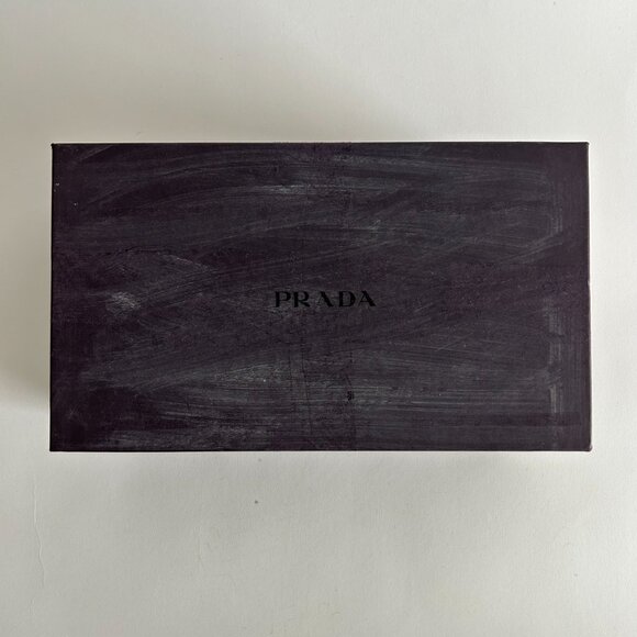 PRADA WHITE LEATHER MULES - Picture 8 of 9